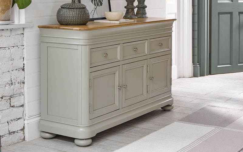 grey hallway table brindle oak furnitureland