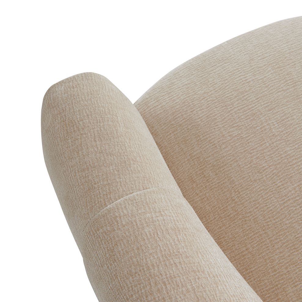 Halle Swivel Chair in Chenille Linen Fabric 9