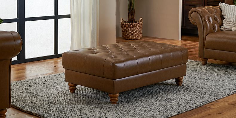 Leather Footstools