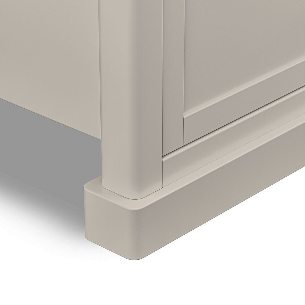 Henley Natural Oak and Stone Painted Hardwood Storage King-size Bed 9