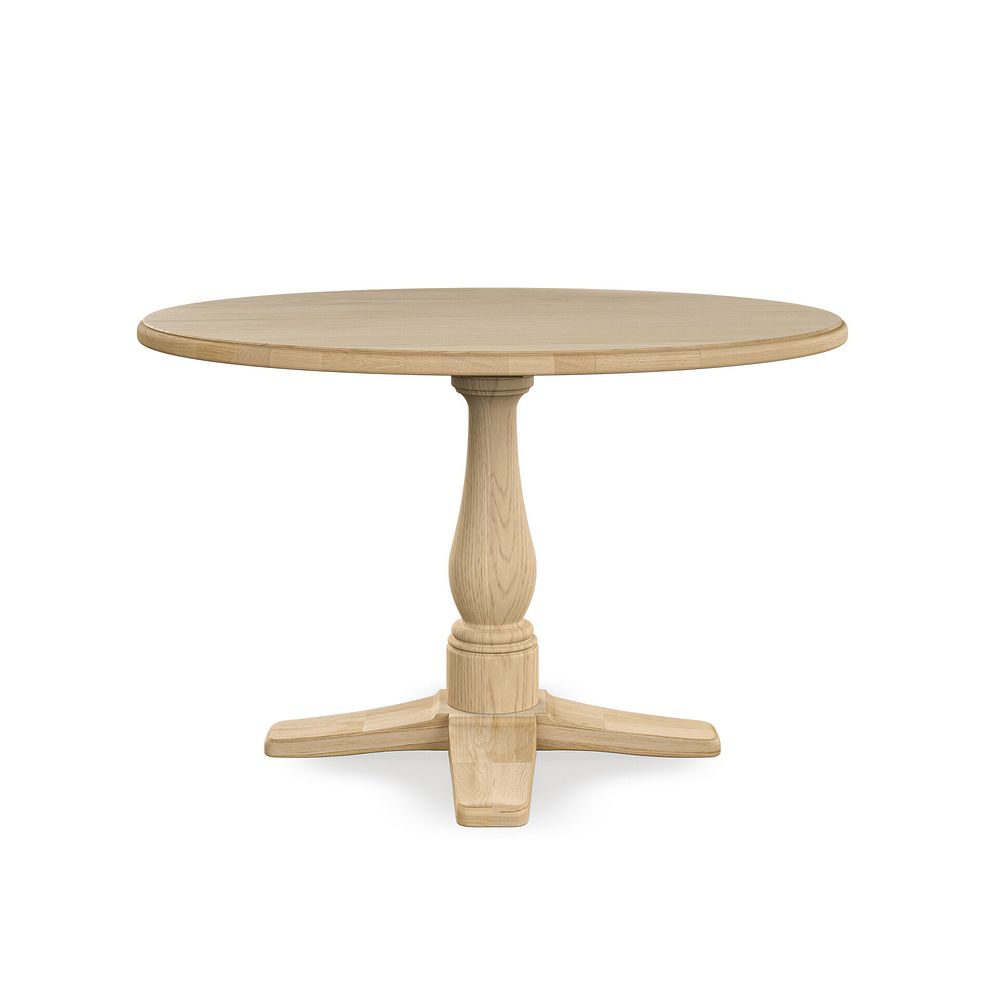 Henley Natural Oak Round Pedestal Dining Table 4