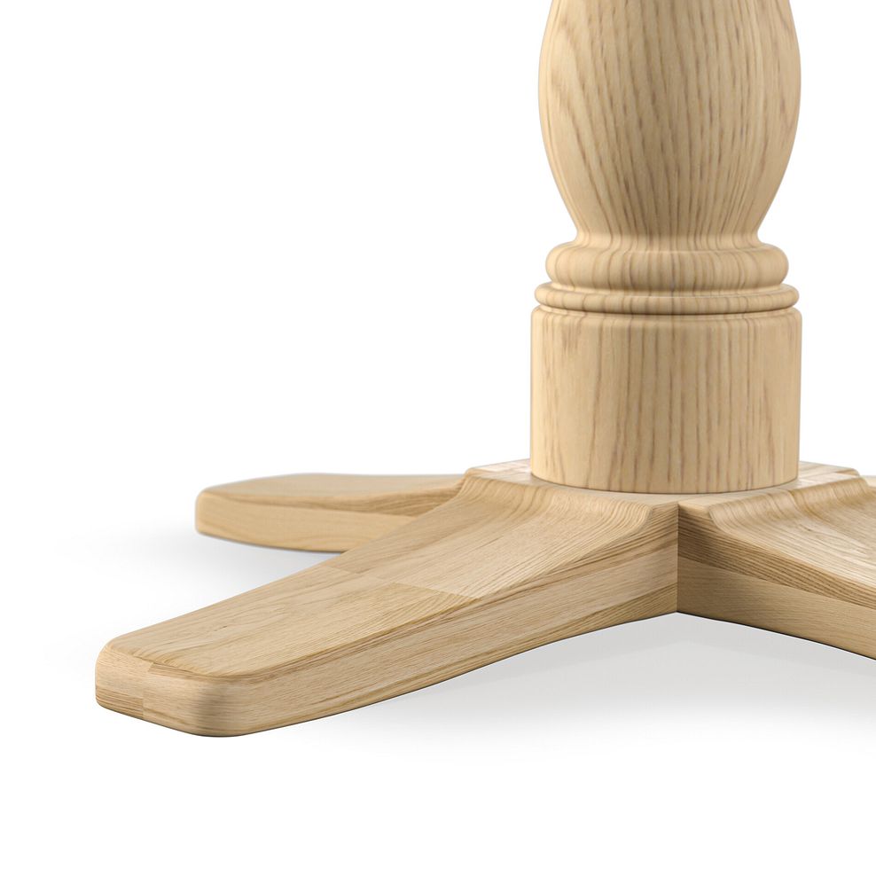 Henley Natural Oak Round Pedestal Dining Table 8