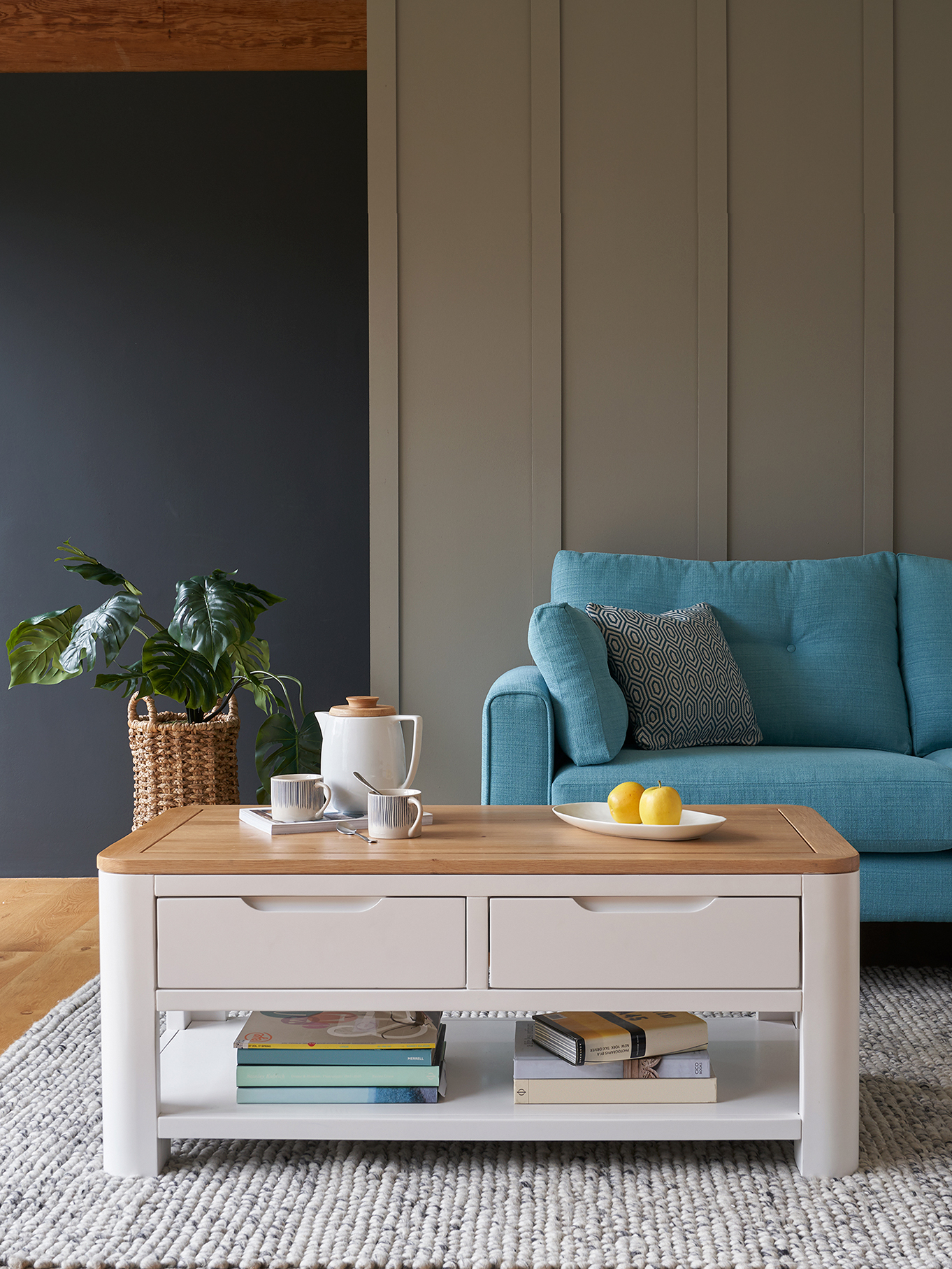Hove painted coffee table and matching Brighton sofa