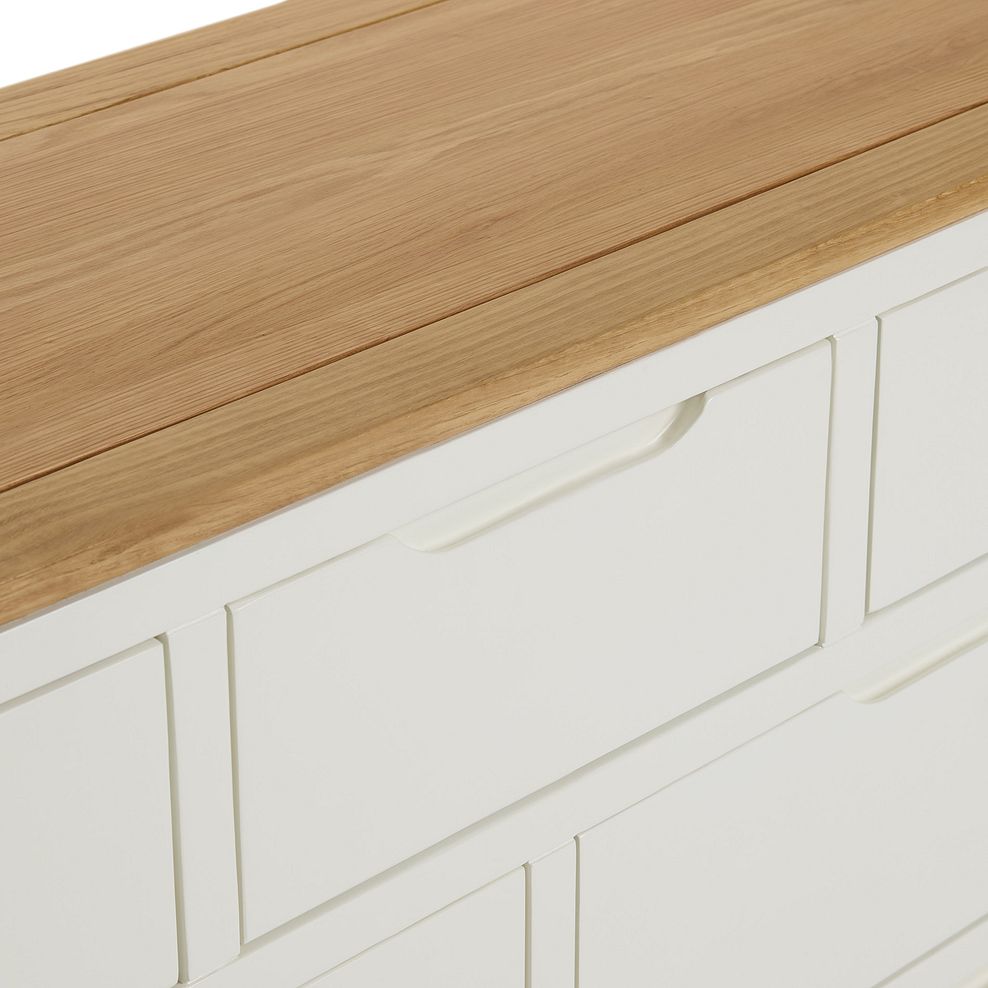 Hove Natural Oak and Painted 3+4 Chest of Drawers 6