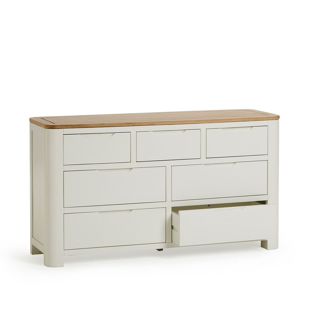 Hove Natural Oak and Painted 3+4 Chest of Drawers 5