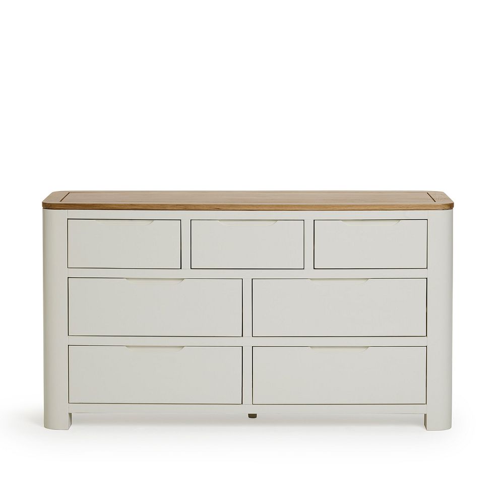 Hove Natural Oak and Painted 3+4 Chest of Drawers 3