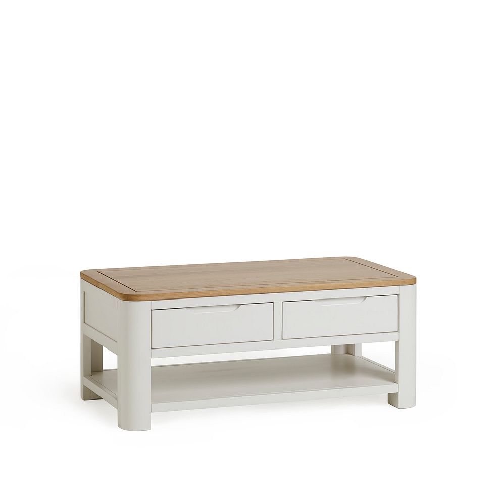 Hove Natural Oak and Painted Coffee Table 2