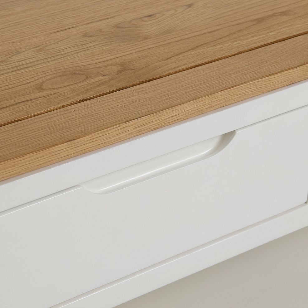 Hove Natural Oak and Painted Coffee Table 6