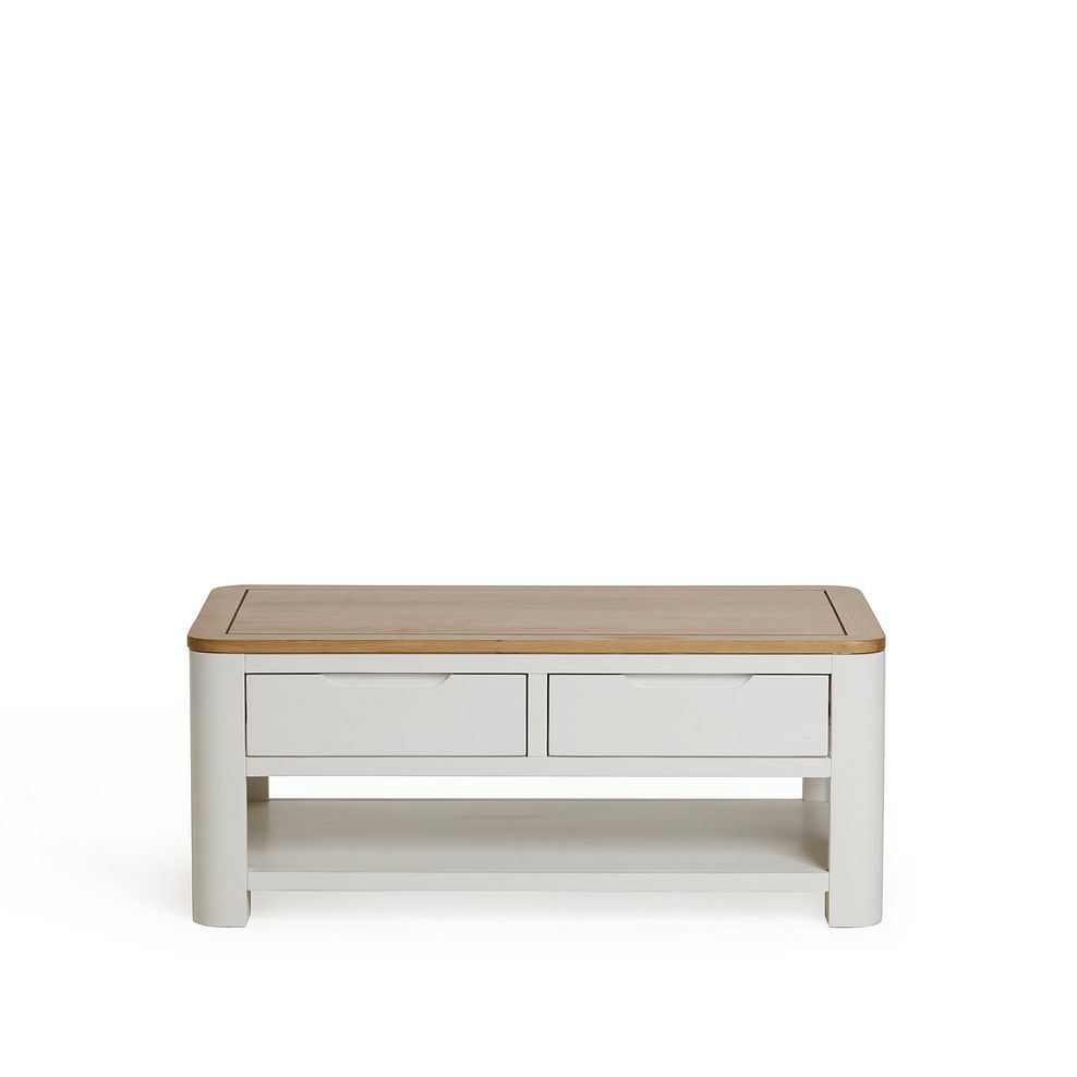 Hove Natural Oak and Painted Coffee Table 3