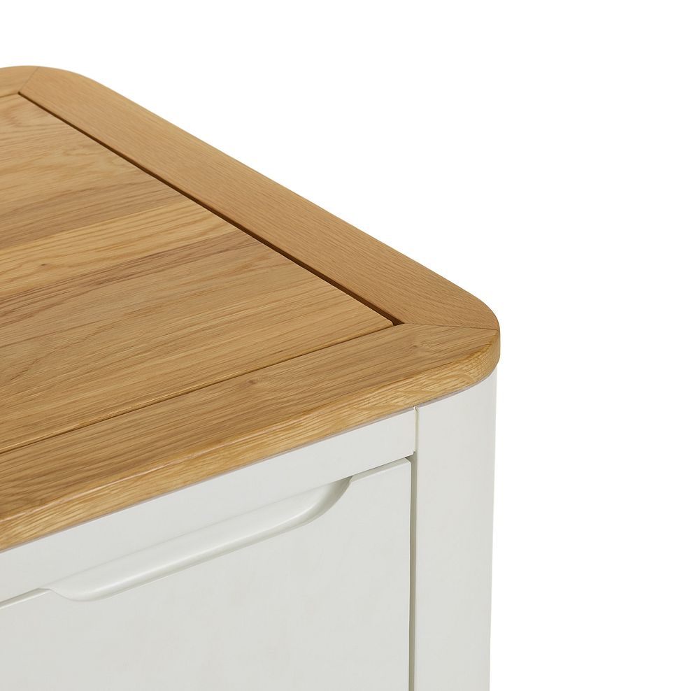 Hove Natural Oak and Painted Computer Desk 9