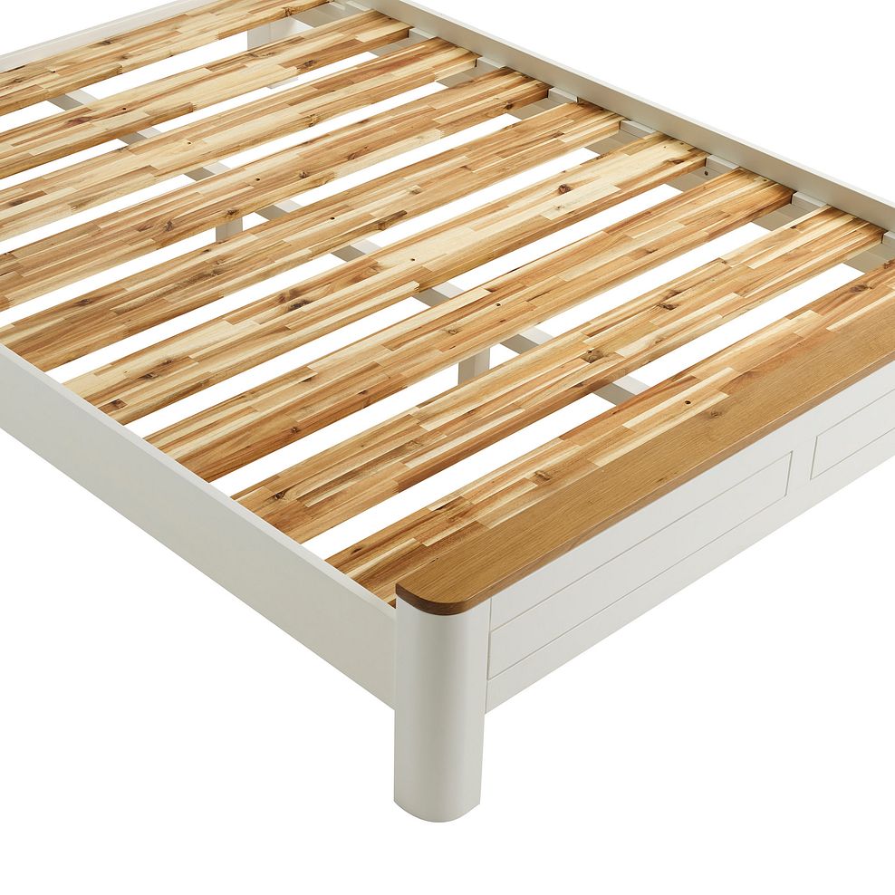 Hove Natural Oak and Painted King-Size Bed 5