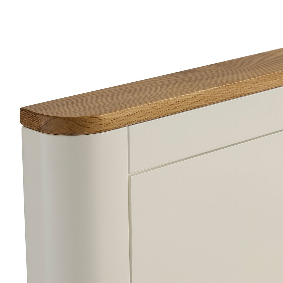 Hove Natural Oak and Painted King-Size Bed 8