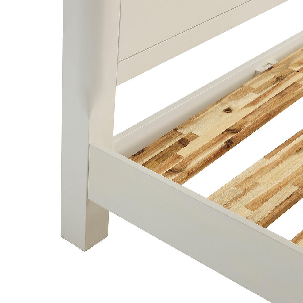 Hove Natural Oak and Painted King-Size Bed 6