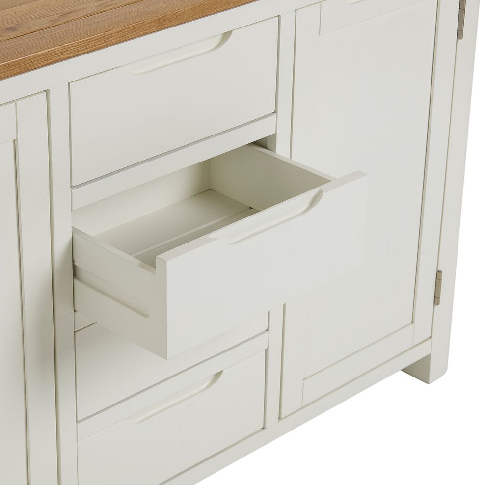 Hove Natural Oak and Painted Large Sideboard 7