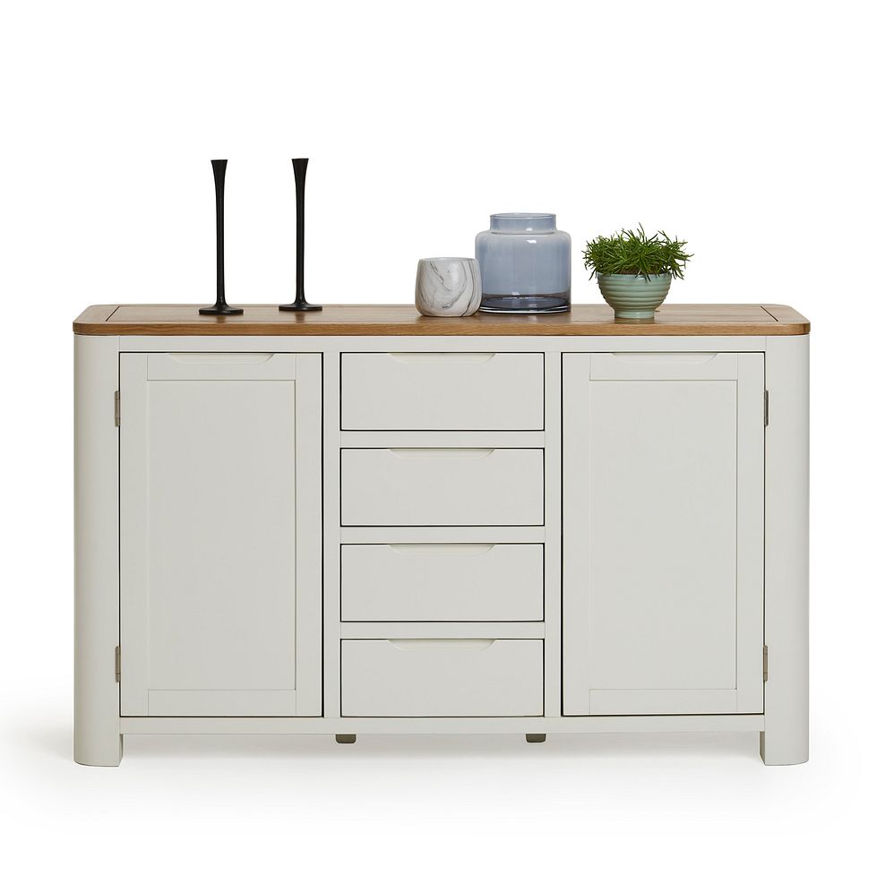 Hove Natural Oak and Painted Large Sideboard 4
