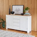 Hove Natural Oak and Painted Large Sideboard