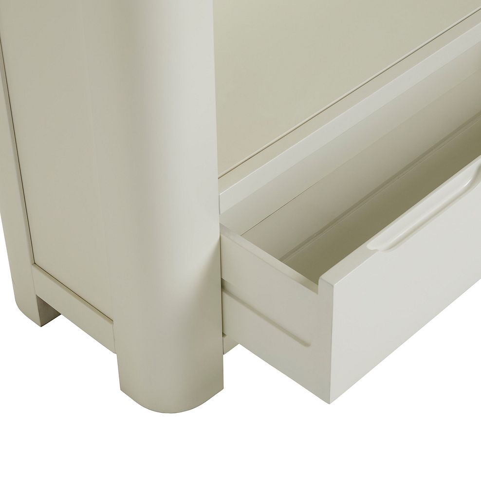 Hove Natural Oak and Painted Tall Bookcase 7