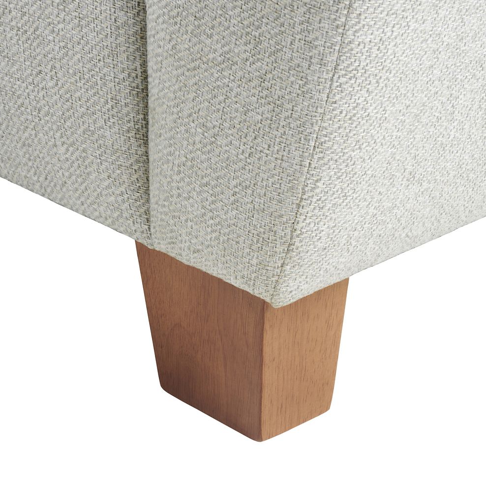 Inca 2 Seater Sofa Bed in Christy Collection Silver Fabric 9