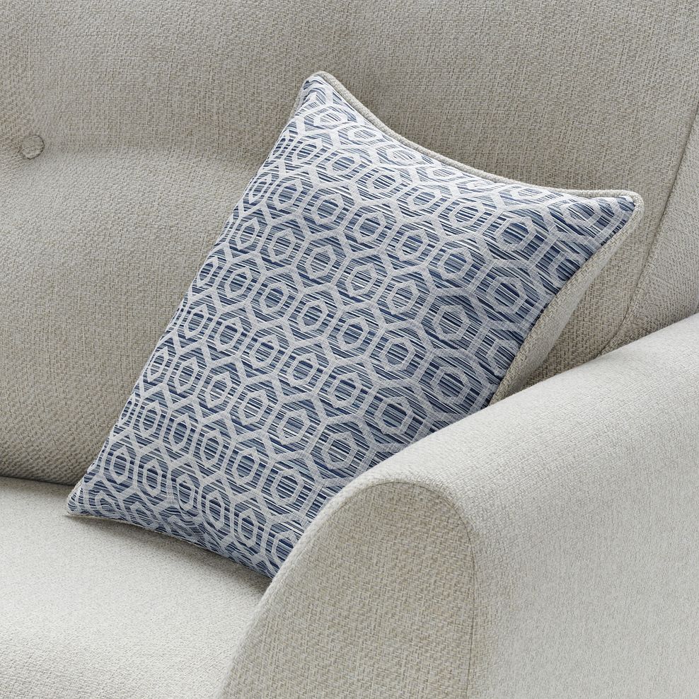 Inca 2 Seater Sofa Bed in Christy Collection Silver Fabric 12