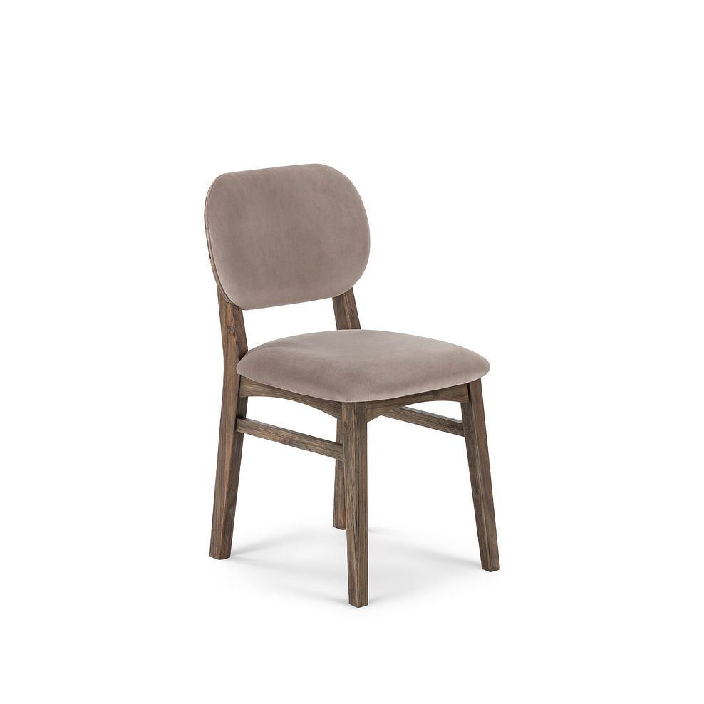 Isla Fossil Velvet Dining Chair 3