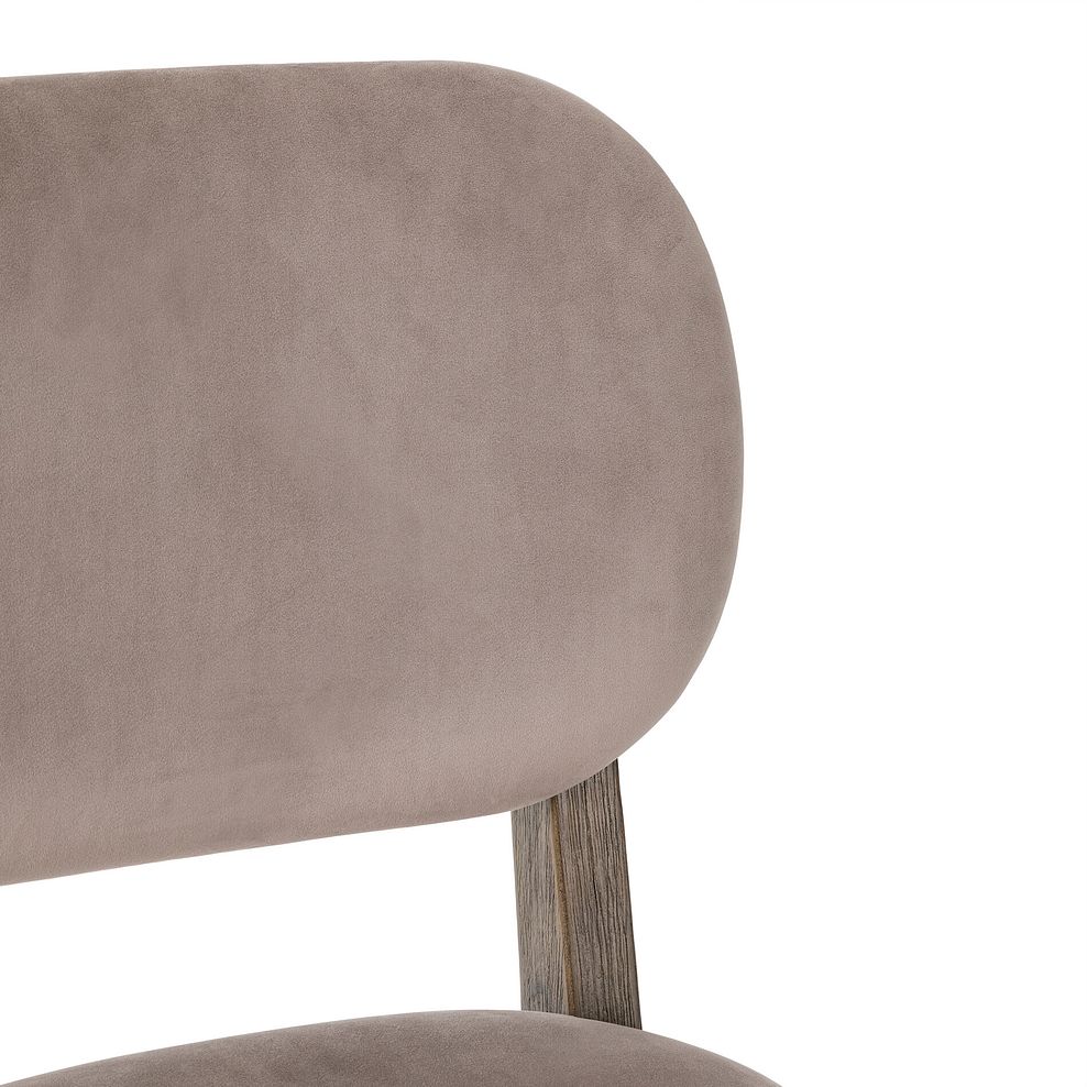 Isla Fossil Velvet Dining Chair 7