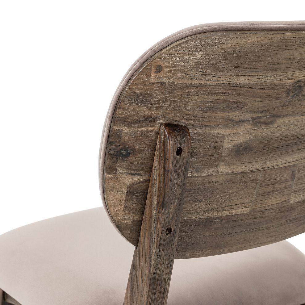 Isla Fossil Velvet Dining Chair 9