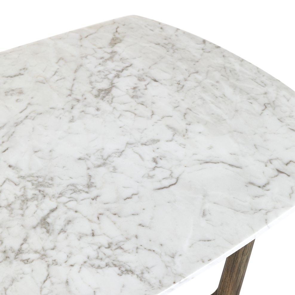 Islington Marble and Dark Acacia Coffee Table 10