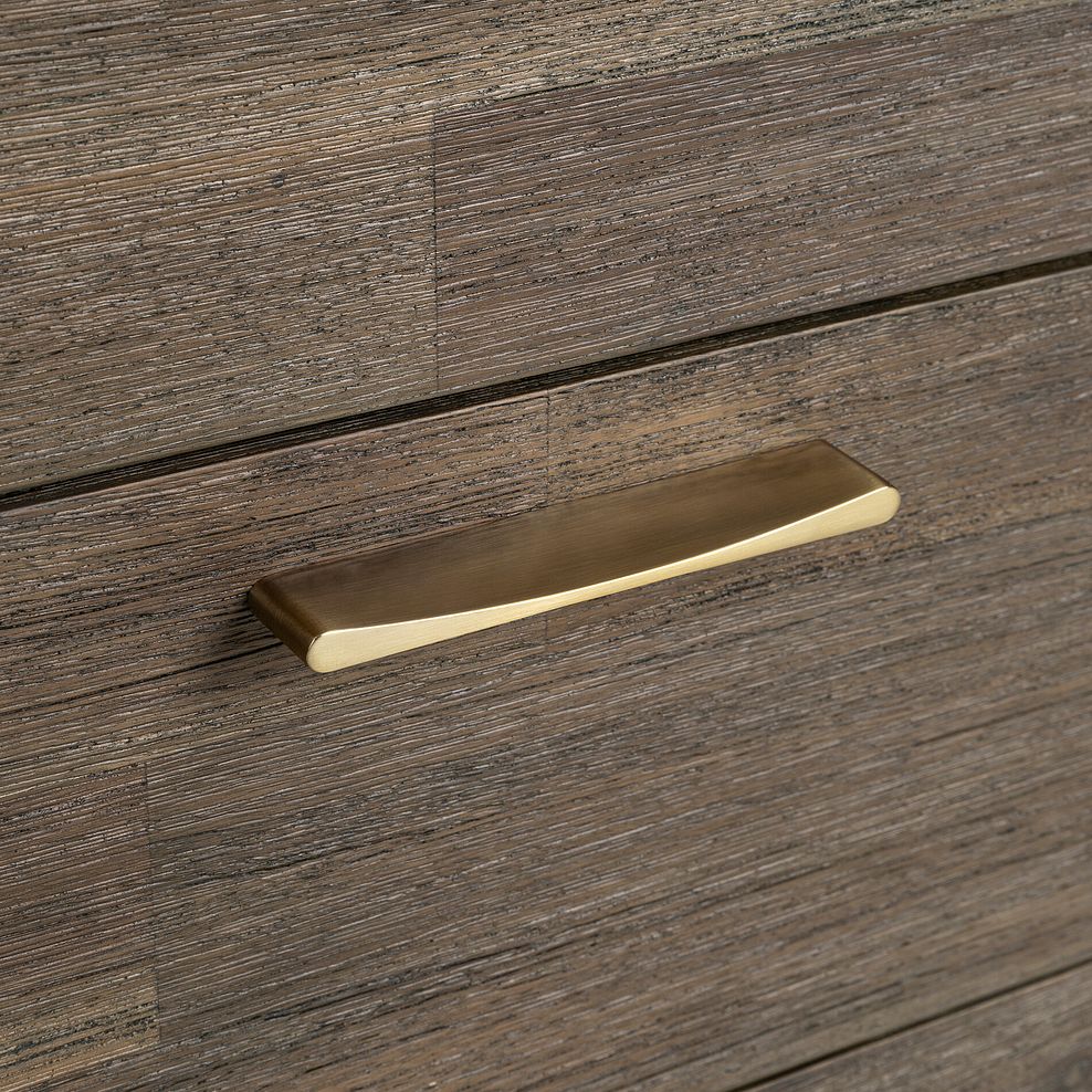 Islington Marble and Dark Acacia Large Sideboard 10