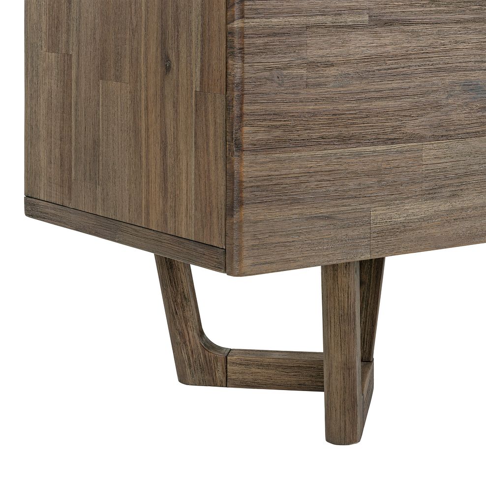 Islington Marble and Dark Acacia Large Sideboard 11