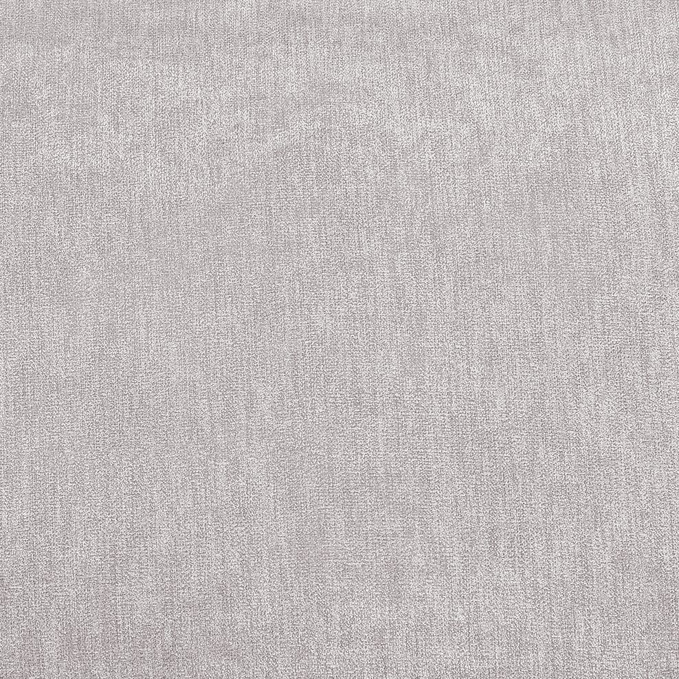 Jasmine 3 Seater Sofa in Campo Fabric - Silver with Khalifa Steel Scatters 9