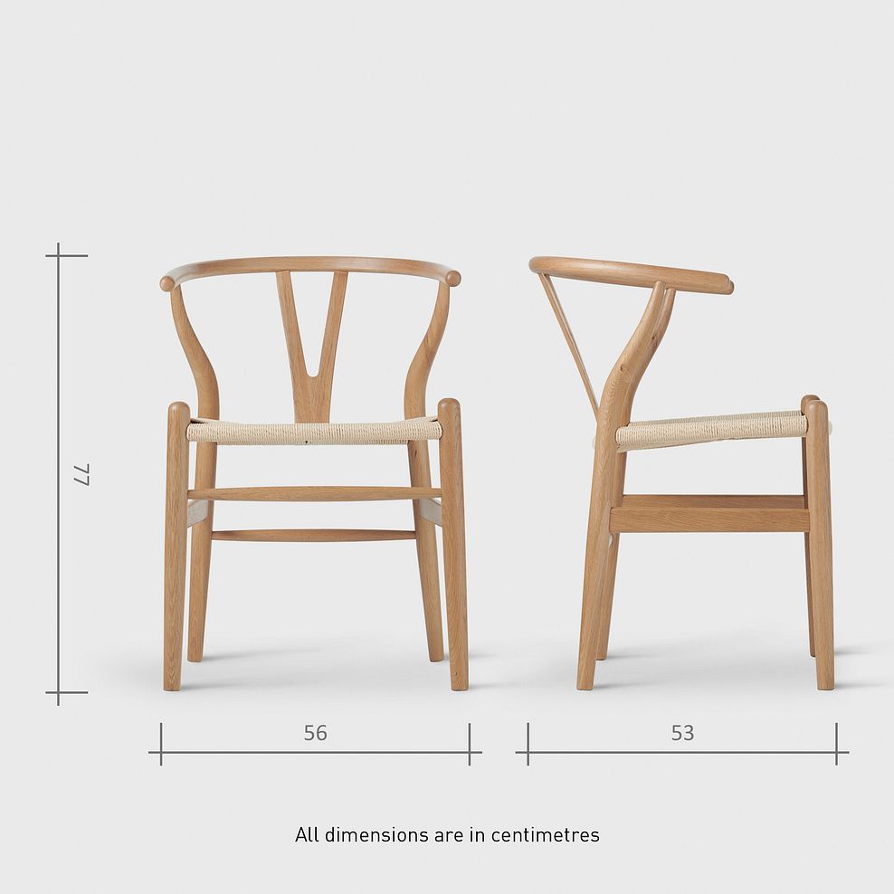 Lars Dining Chair in Natural Oak with Natural Seat 11