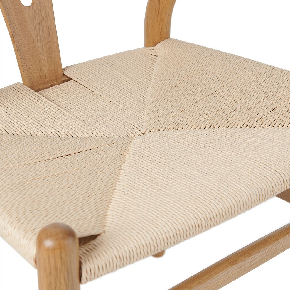 Lars Dining Chair in Natural Oak with Natural Seat 9