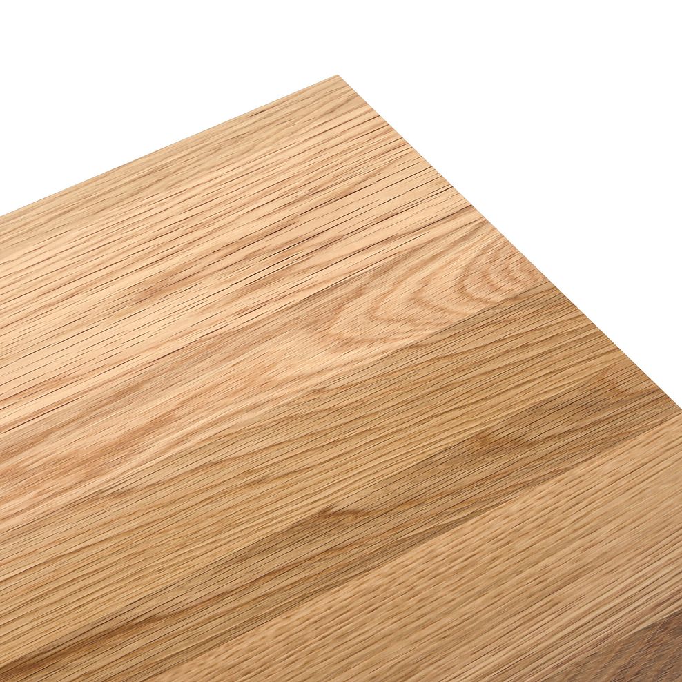 Maine Natural Solid Oak & Metal Extra Large Sideboard 7