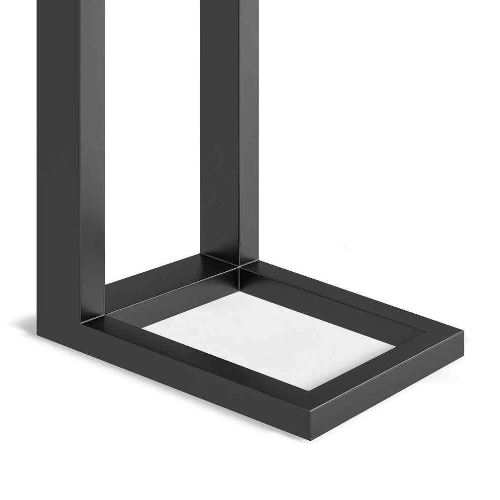 Maine Natural Solid Oak & Metal Side table 6