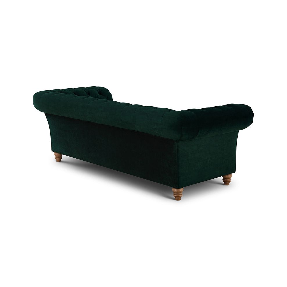 Montgomery 3 Seater Sofa in Bottle Green Velvet 5