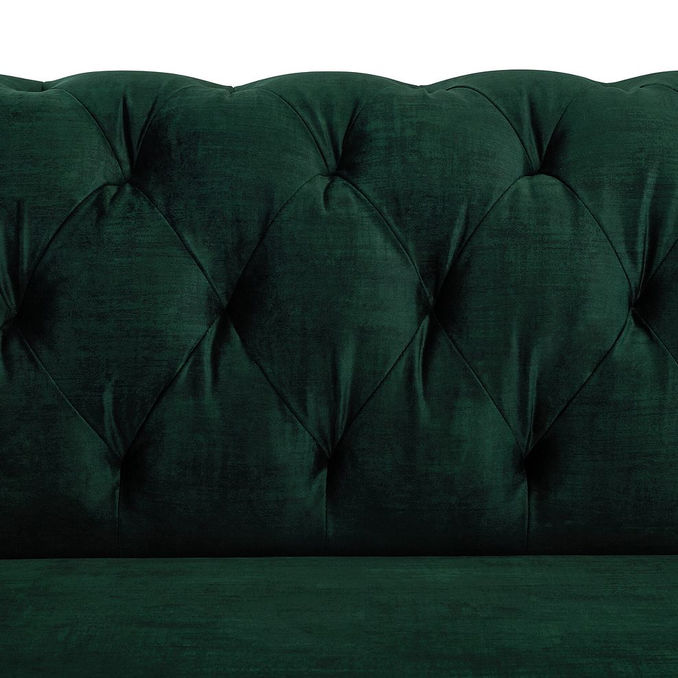 Montgomery 3 Seater Sofa in Bottle Green Velvet 8