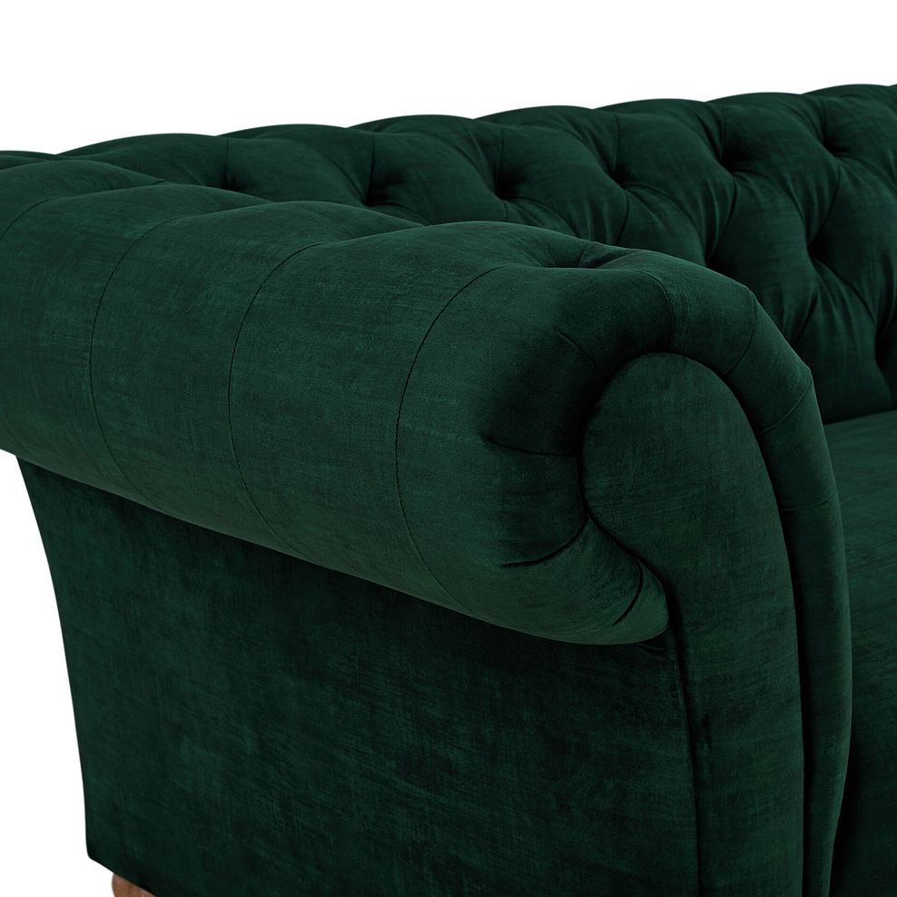 Montgomery 3 Seater Sofa in Bottle Green Velvet 10