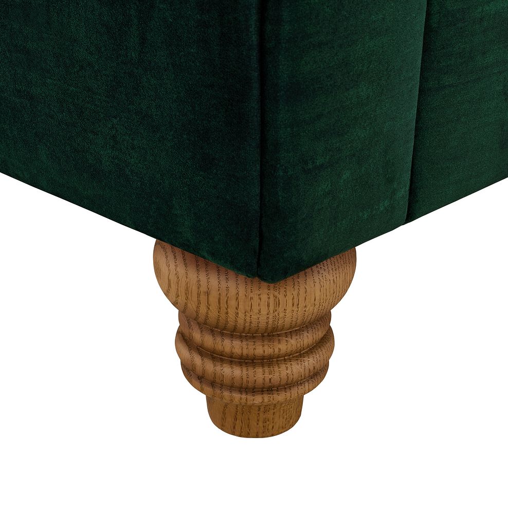Montgomery Armchair in Bottle Green Velvet 7
