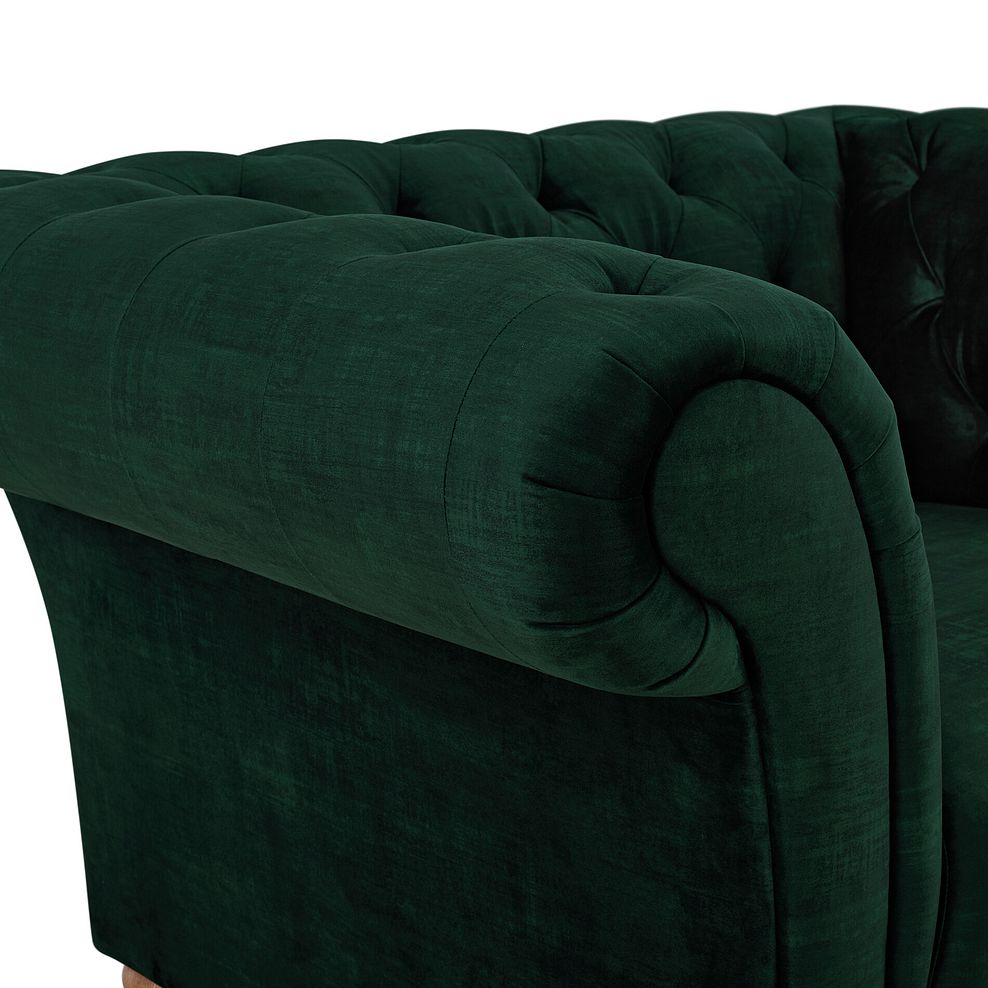 Montgomery Armchair in Bottle Green Velvet 8