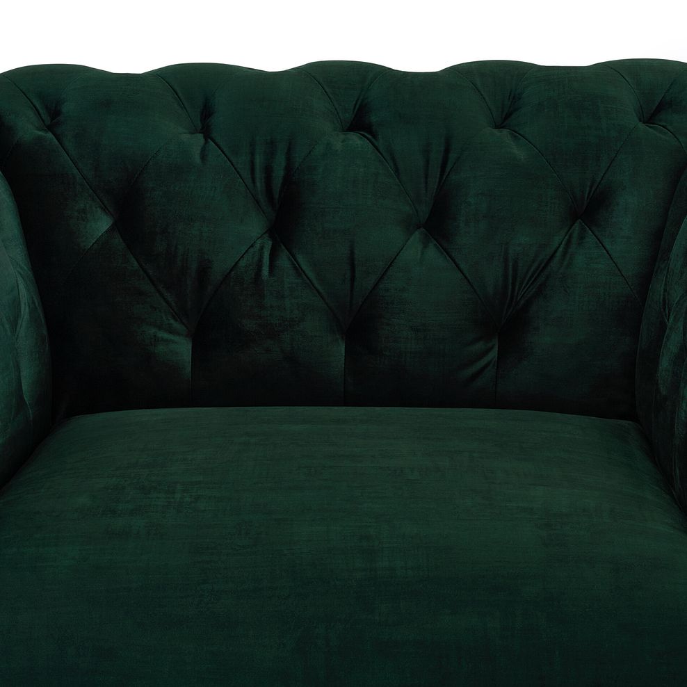 Montgomery Armchair in Bottle Green Velvet 10