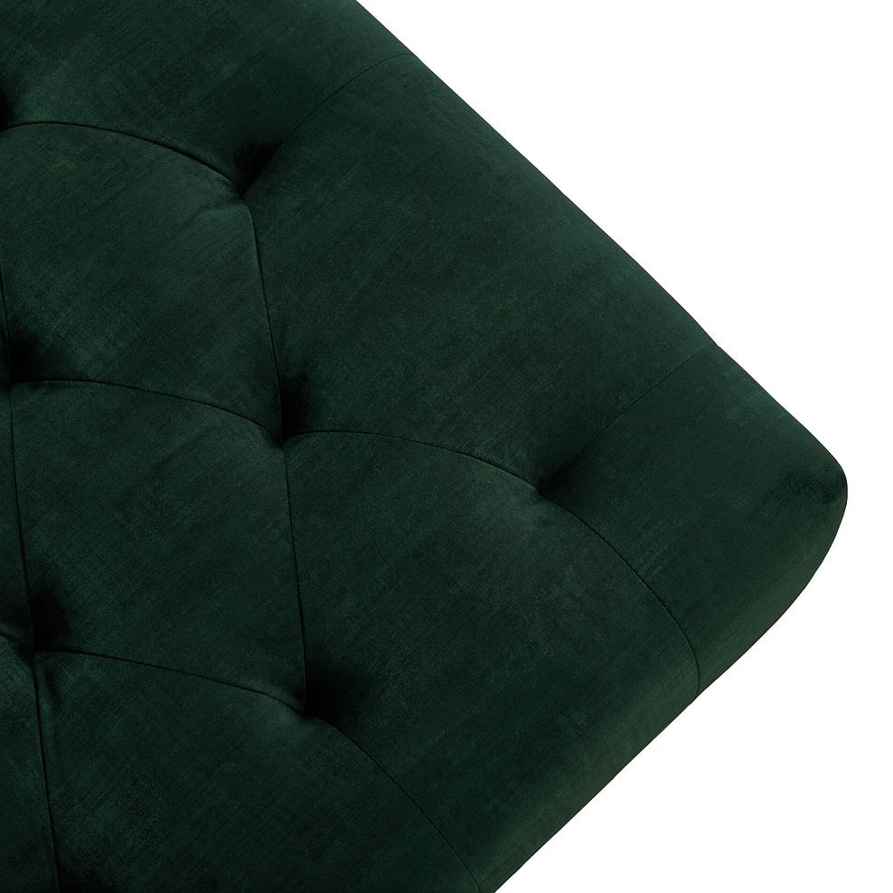 Montgomery Footstool in Bottle Green Velvet 6