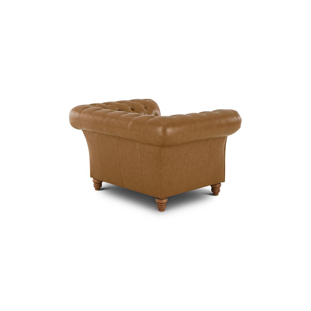 Montgomery Armchair in Brown Leather 4
