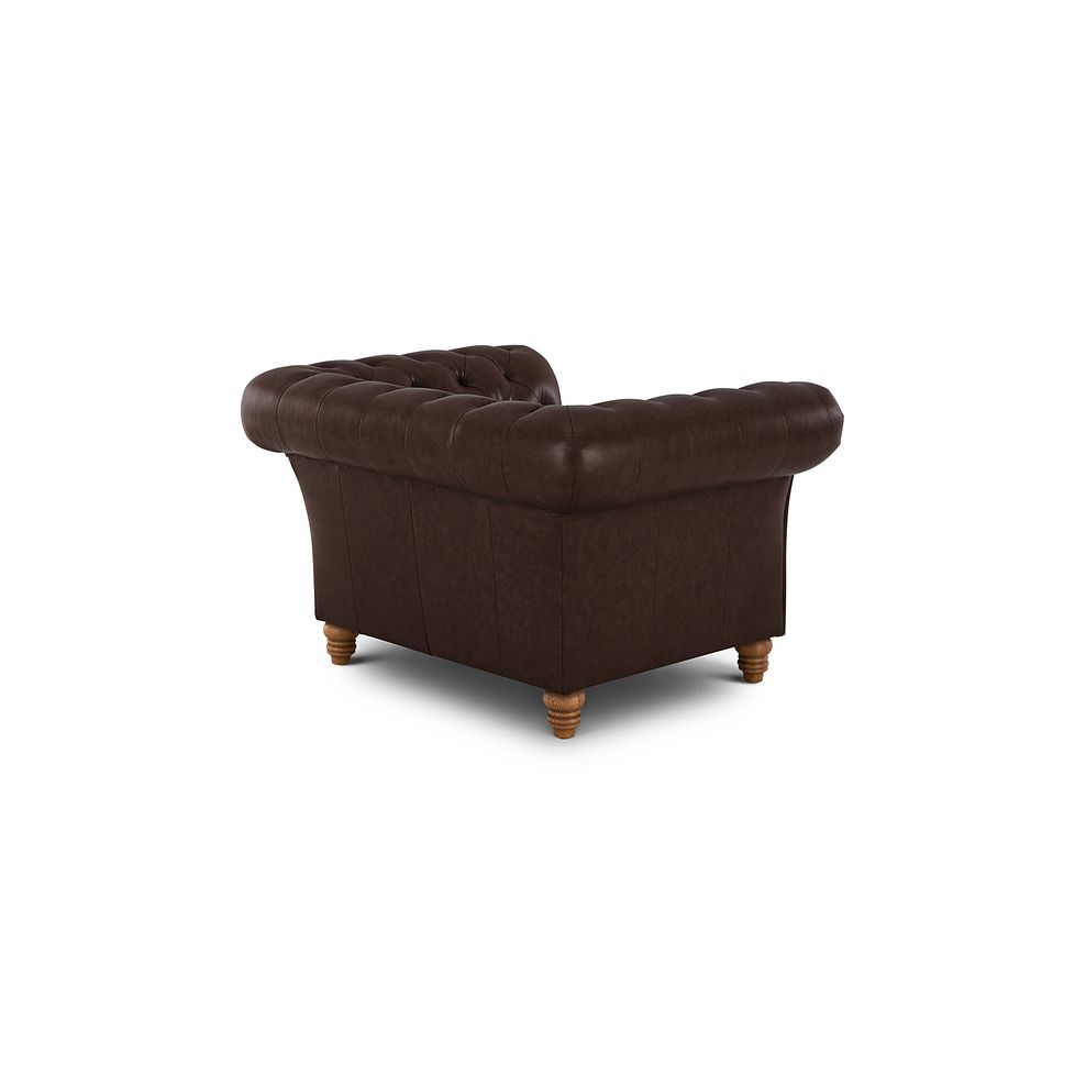 Montgomery Armchair in Cigar Leather 4