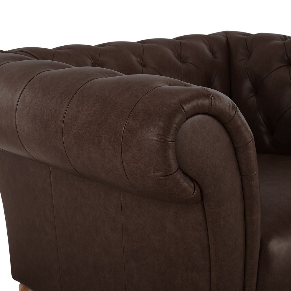 Montgomery Armchair in Cigar Leather 7