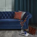 Montgomery 2 Seater Sofa in Navy Velvet
