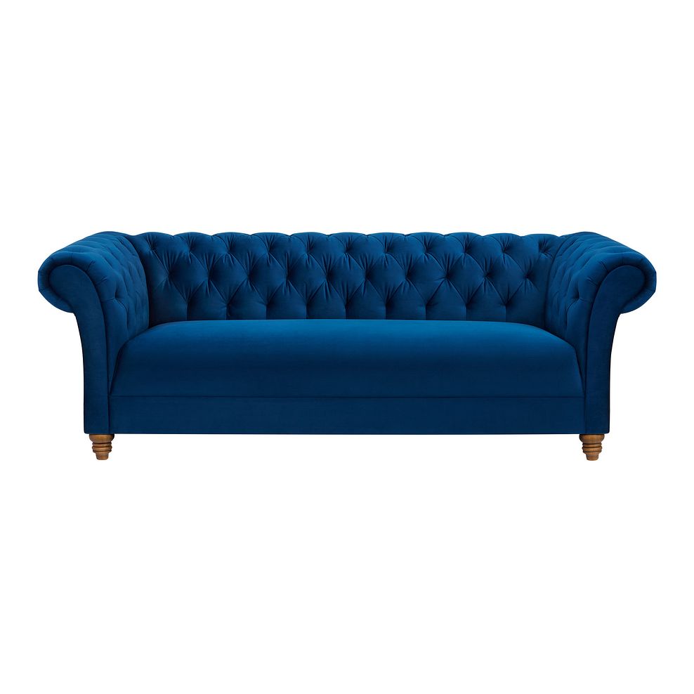 Montgomery 3 Seater Sofa in Navy Velvet 3