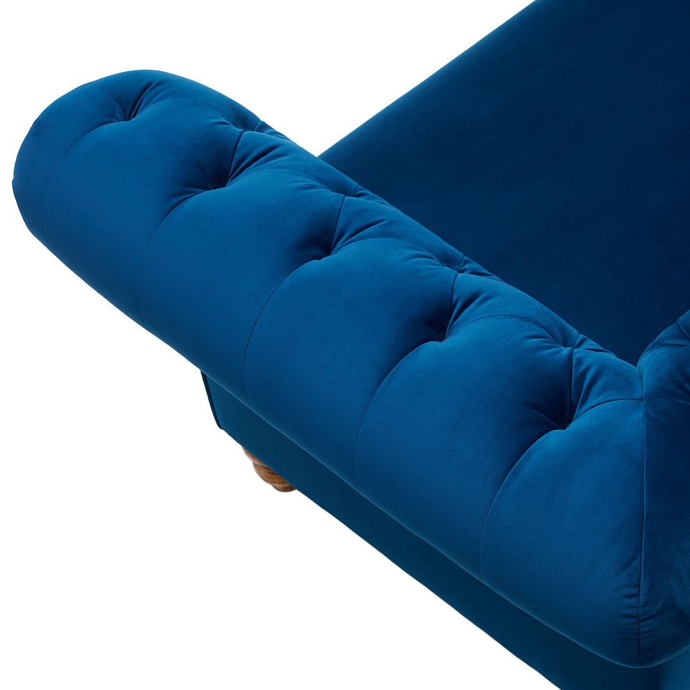 Montgomery 3 Seater Sofa in Navy Velvet 8