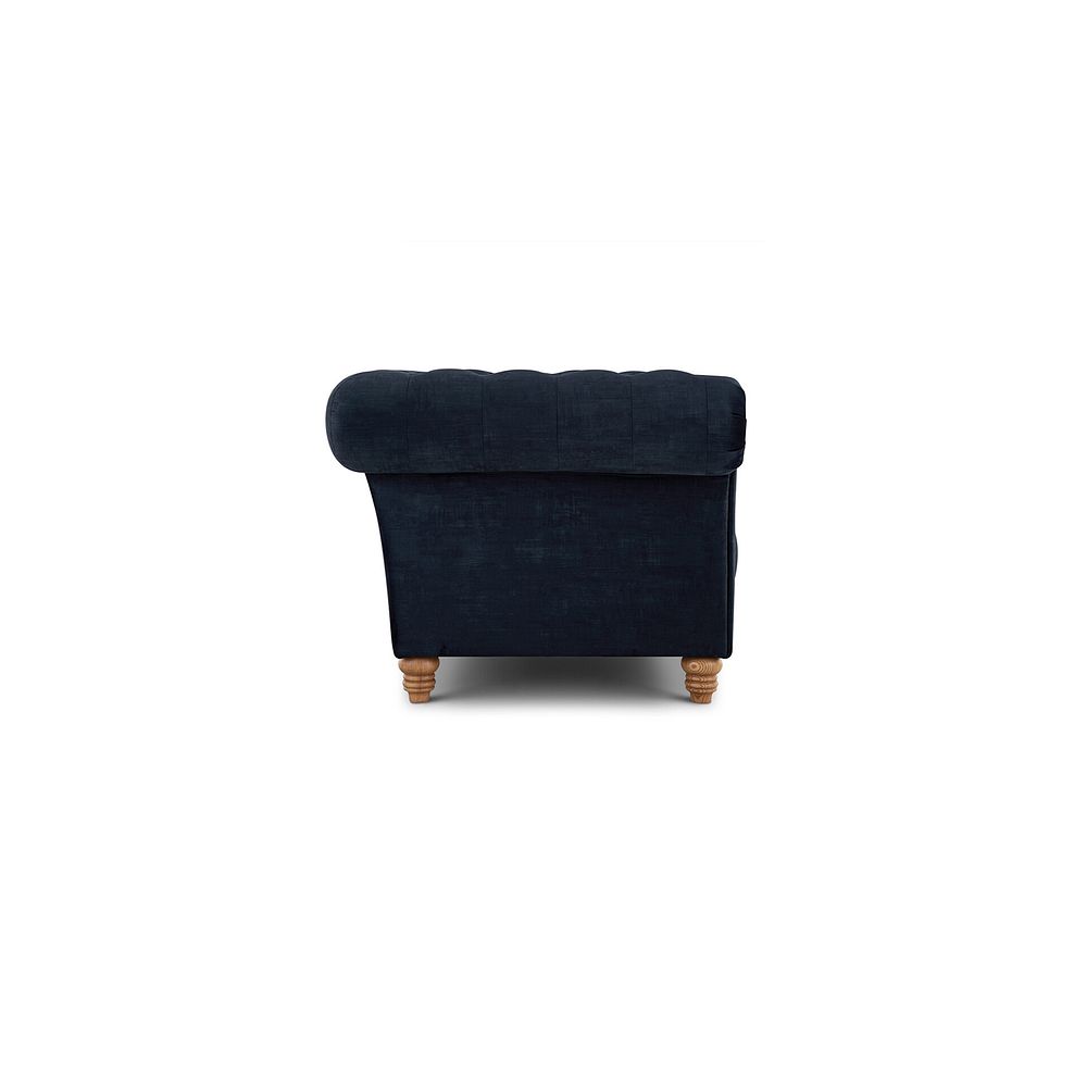 Montgomery Armchair in Royal Blue Velvet 5