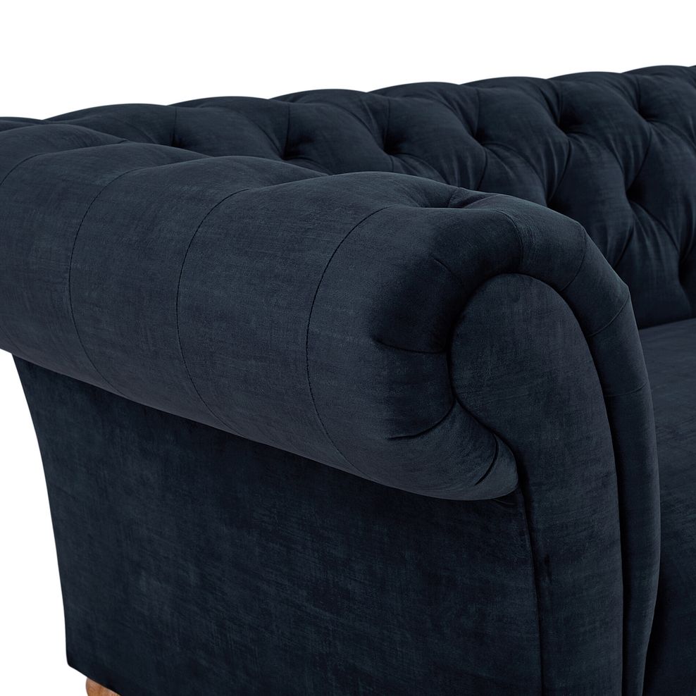 Montgomery Armchair in Royal Blue Velvet 7