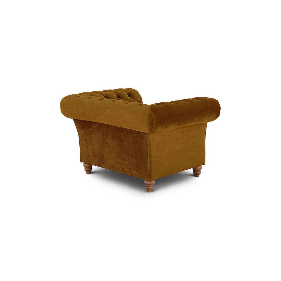 Montgomery Armchair in Saffron Velvet 4